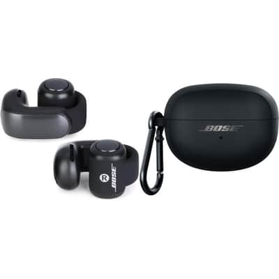 Bose Ultra Open Earbuds and Silicone Case Cover - Black image 2