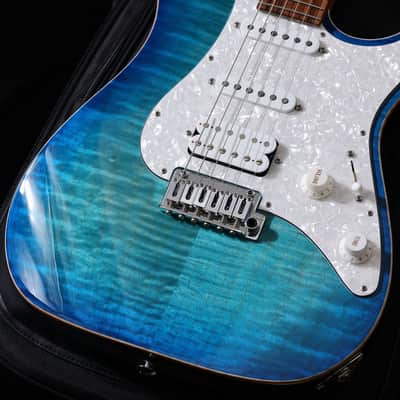 Suhr JE Line Standard Plus MH Bahama Blue Burst Roasted Maple Neck [83898] (06/15) image 2