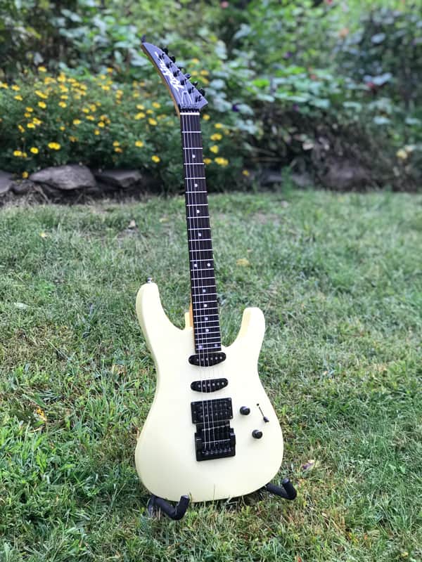 Sweet 1985 Robin Medley Six-string Electric Super Strat Textured Metallic Pearl image 1