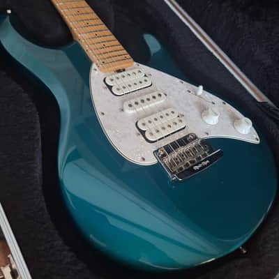 Ernie Ball Music Man Silhouette HSH Tremolo 2008 * Teal image 5