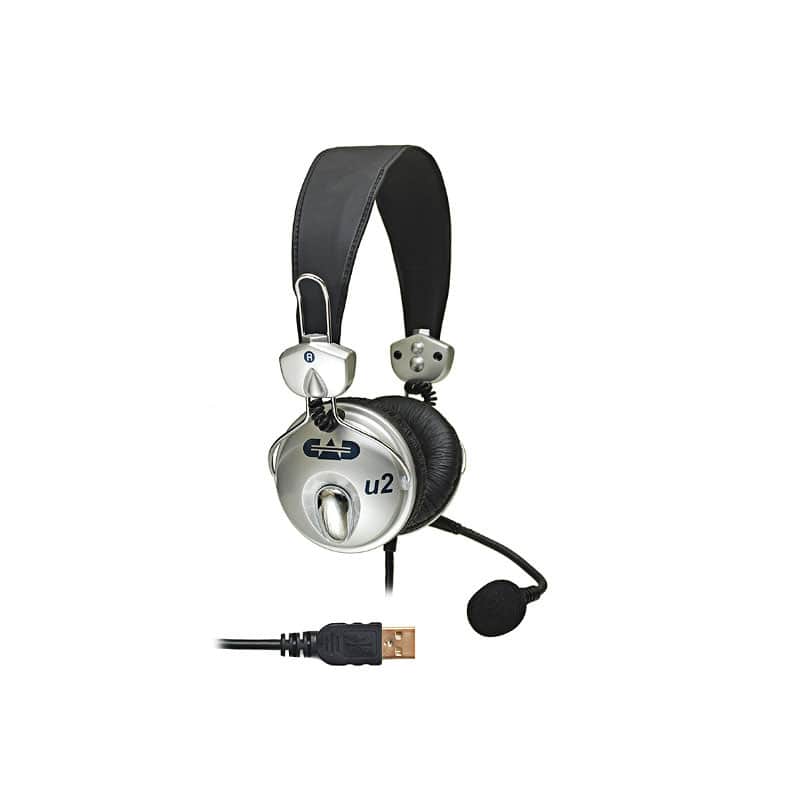 Mint CAD AUDIO USB Stereo Headphones with Cardioid Condenser Microphone, 6’ USB Cable image 1