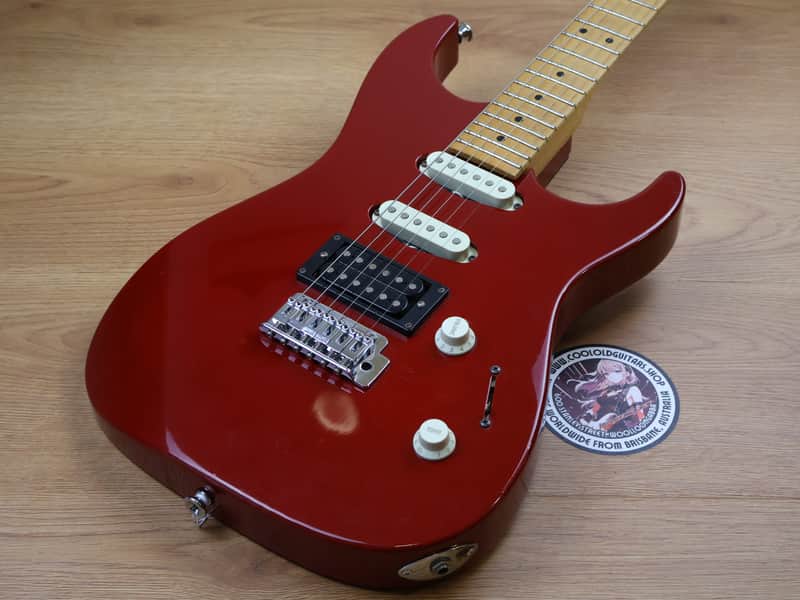 1990 Charvel Jackson Japan DK-065-SSH Dinky Superstrat (Red) image 1
