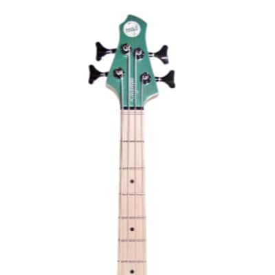 MTD Kingston Kingston LK4 Mystic Seafoam Gloss, Maple Fretboard image 6
