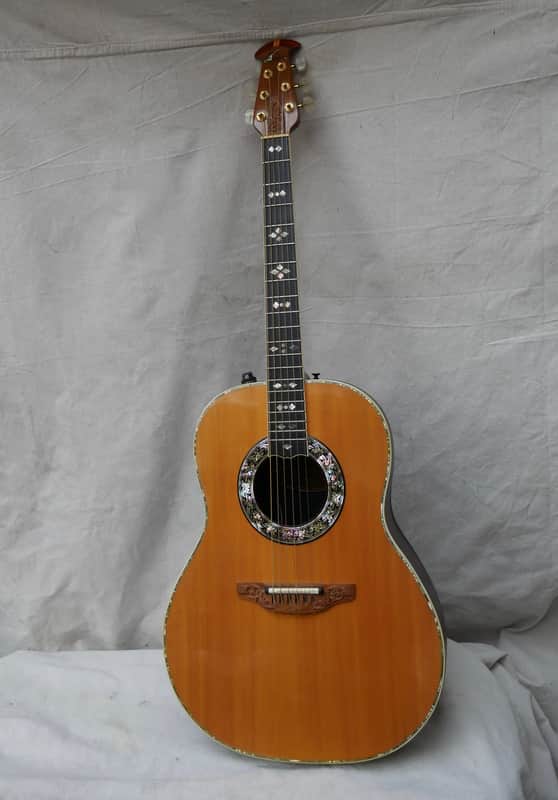 Vintage Late 70's Ovation Guitar 1619-4 Acoustic Electric image 1