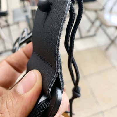 Black Guitar Strap, Perri’s Leathers Jacquard, Model TWS-7602 image 2