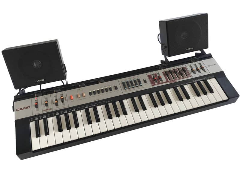 1984 Casio MT-400V Casiotone Analog Filter Synthesizer With Speakers image 1