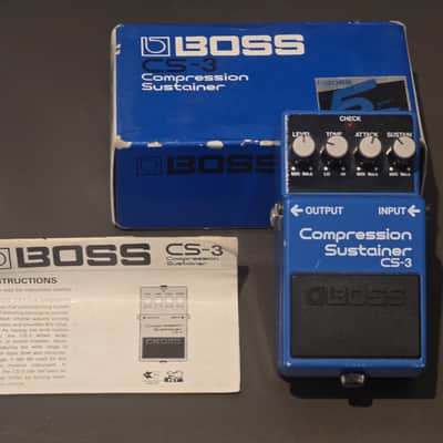 Boss CS-3 Compression Sustainer - April 1998 - MIJ - with Box image 1