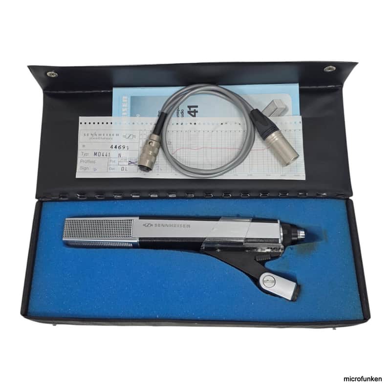 1986 Sennheiser MD 441 Black / Silver