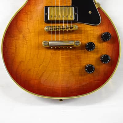 Gibson Les Paul Custom 1990 - Heritage Cherry Sunburst Flame image 3