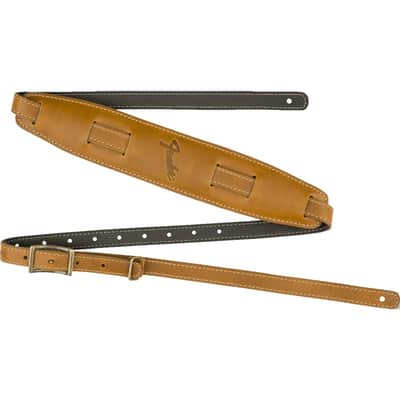 Fender Mustang Saddle Guitar Strap - Butterscotch image 1