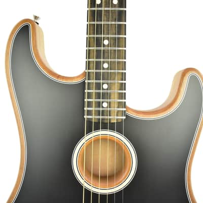 Fender American Acoustasonic Stratocaster 2022 Black 2264gr image 7