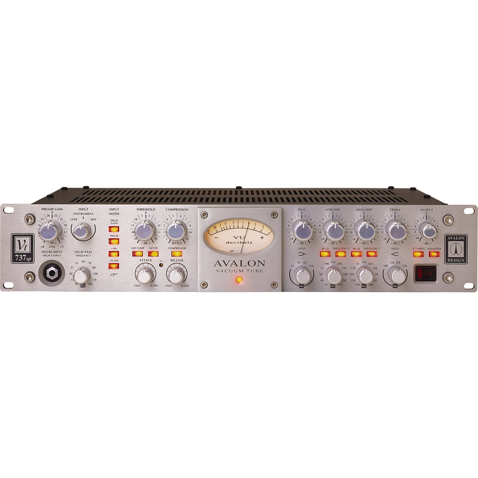 AVALON vt737spマイクプリアンプ/チャンネルストリップ Avalon VT-737sp Tube Channel Strip | Reverb