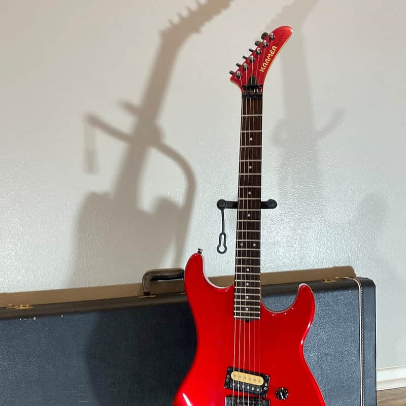 Kramer Baretta Vintage 1984 Custom Candy Apple Red Matching Headstock USA image 1