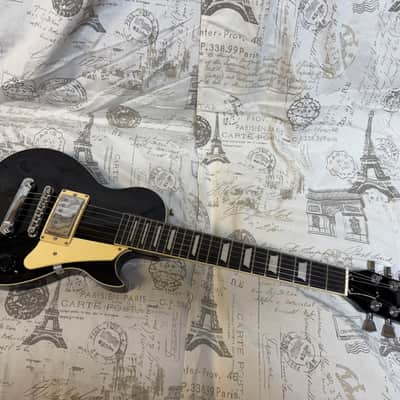 1990’s Stuntman Octave Les Paul Copy Ebony Finish NICE! image 5