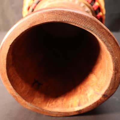 Handmade Dejembe Style Brown Handdrum 10" image 5