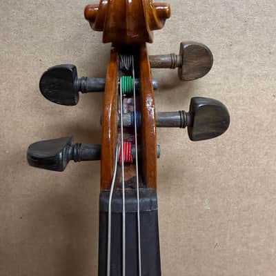 Josef Lorenz Luby (Schönbach) Czechoslovakia 4/4 Size Violin Outfit w/ Bow – Used, Good Condition image 5