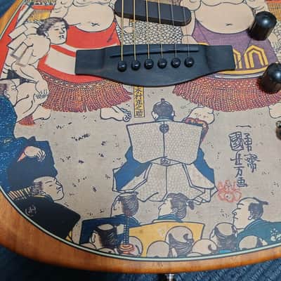 2025 Fender American Acoustasonic Telecaster Kuniyoshi Collection Sumo - FENDER EXPERIENCE 2025 Tokyo Flagship Exclusive Limited Edition image 6