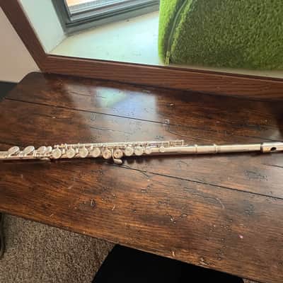 Yamaha YFL-200AD Advantage student flute 2004-2016 - Silver plated image 2