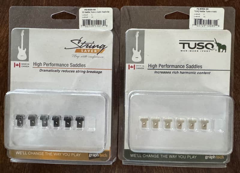 Graph Tech String Saver and Tusq Bridge Saddles image 1