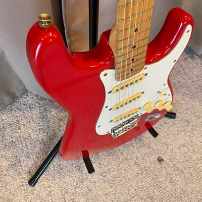 Fender Squier Stratocaster 1992 Torino Red CN series made in Korea -  Rare Vintage Collector image 5