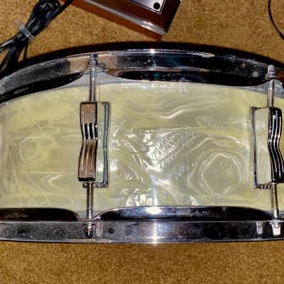 1968 Ludwig No. 900 5.5" x 14" Super Classic Snare Drum Keystone Badge image 5