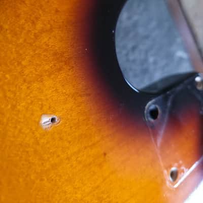 Fender Thinline MIM Telecaster semi-loaded body HS '97 - sunburst image 7