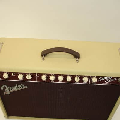 2011 Fender Super Sonic 22 Combo Guitar Amp, Blonde image 2