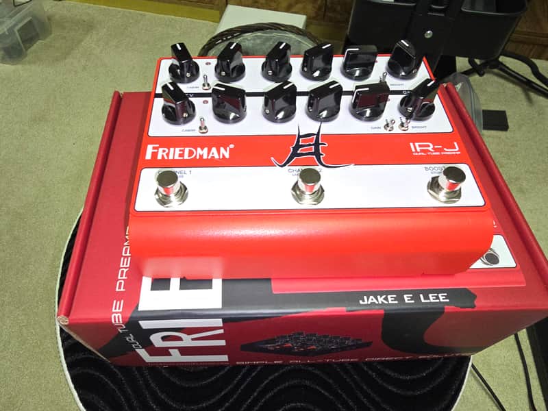Friedman IR-J Jake E. Lee Signature Dual Tube Preamp 2024 - Present - Red / White image 1