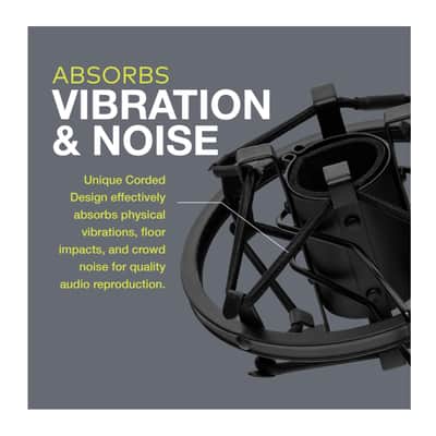 Immagine Knox Gear Microphone Shock Mount for 25mm to 28mm Handheld Microphones - 12