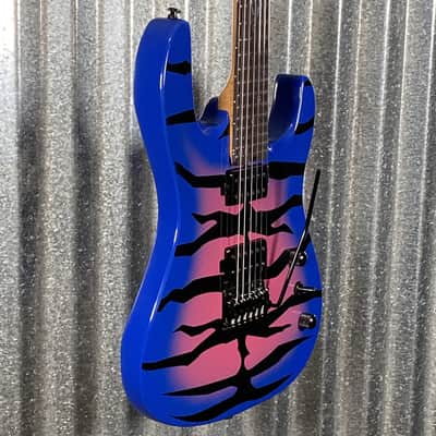 Westcreek Guitars Aetheris Superstrat Blue Tiger Guitar #0167 Used image 5