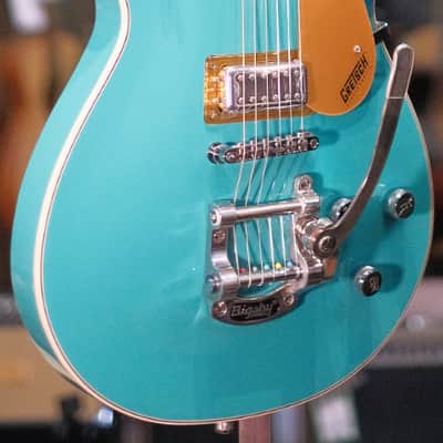 Gretsch G5232T Electromatic Double Jet FT with Bigsby, Laurel Fingerboard, Caicos Green image 1
