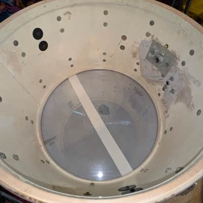 Ludwig  Super Classic Red Sparkle Bass Drum 22x14 60s image 19