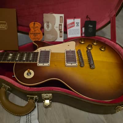 Gibson 1958 Les Paul Standard NEW Custom Shop R8 Royal Tea Burst image 8