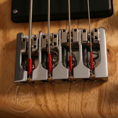 Rick Turner Electroline 4 string Bass 2005 Natural image 11