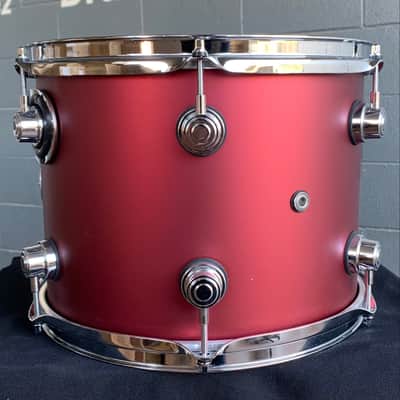 DW Performance Series 9x12" Rack Tom in Satin Burgundy Lacquer (Rm4) image 4