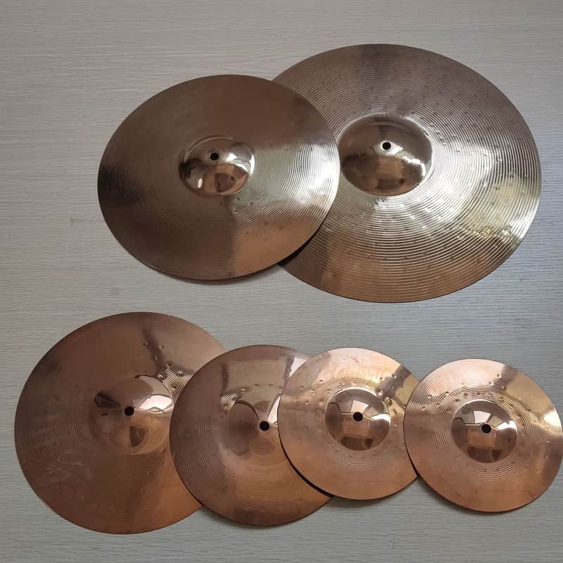 8"/9.5"/12"/14"/18" Hi‑Hat, Crash, Crash‑Ride, Splash Cymbals for Drum Kit image 1