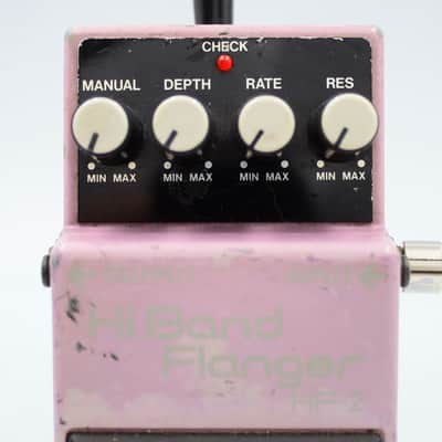 Boss HF-2 Hi Band Flanger 1990 Made in Taiwan Guitar Effect Pedal ZB53376 image 3