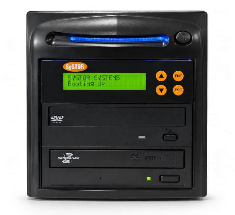 SySTOR 1DVDLS Standalone LightScribe CD/DVD Duplicator Tower – Tested Working DIY Studio Gear image 1