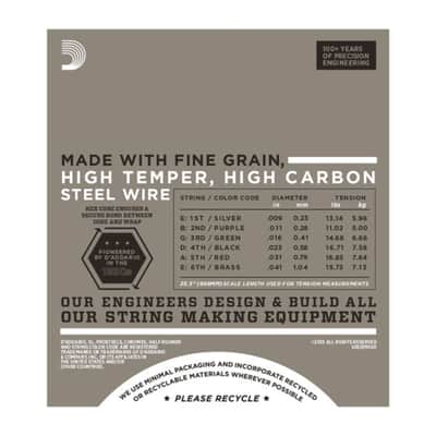 D'Addario E-Guit.Strings EPN120 09-41 Pure Nickel - Electric Guitar Strings image 3