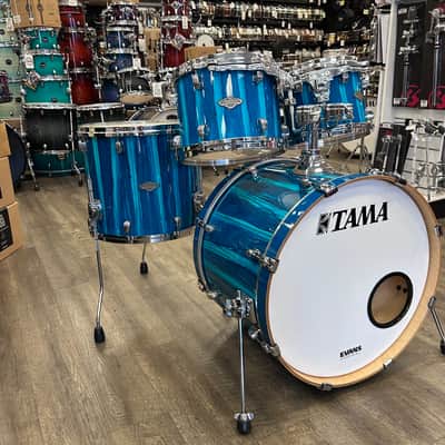 Used Tama Starclassic Performer Maple/Birch Shell Pack 10/12/16/22 (Sky Blue Aurora) image 3