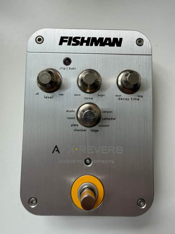 Fishman AFX Reverb Acoustic Effects 2010s - Silver image 1
