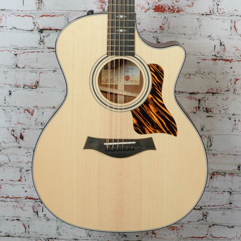 Taylor - 354ce - 12 String Acoustic-Electric Guitar -Sapele/Sitka - V-Class Bracing - Natural - with  Hardshell Case - x5043 (354ce-3) image 1