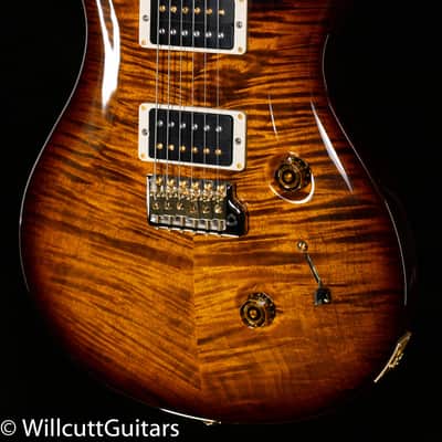 2021 PRS Custom 24 Black Gold Wrap 10 Top (294) image 1