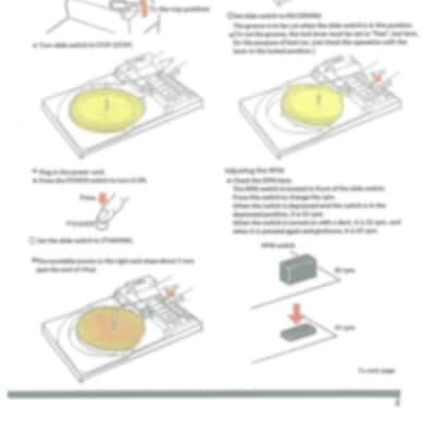 VANROCK E-101 ATOM A-101 Vinyl Cutting Lathe Genuine Manual English Translation image 5