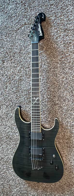 Washburn X pro50e x series Zakk Wylde EMG pick ups electric guitar emg pickups with Washburn Hardshell case image 1