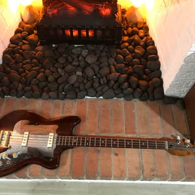 Framus Strato Deluxe 1960's Vintage German Electric Bass Guitar Schaller Pickups Original Case image 5