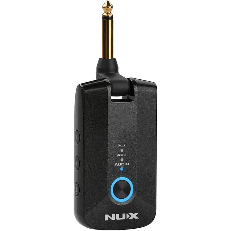 NuX MP-3 Mighty Plug Pro Headphone Amp with Built-in Bluetooth for Electric Guitars and Bass Guitars, Black image 1
