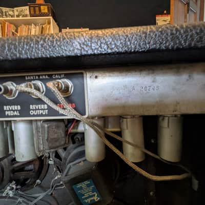 Fender Super Reverb "Drip Edge" 4x10" Guitar Amp 1968 image 12