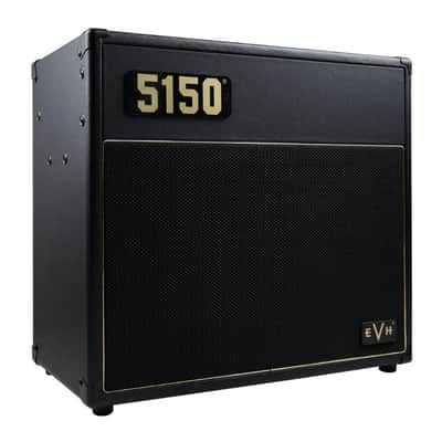 EVH 5150 Iconic Series 15W EL34 1x10 Combo Amplifier with Celestion Speaker, One-Button Footswitch, Effects Loop, and Aluminum Top Panel Construction (Black) image 2
