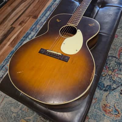 1959 Kay K6116 - Gleaming Auditorium Model - Acoustic Guitar - Sunburst image 8